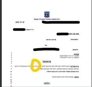 ביטול דוח מהירות מופרזת 146 קמש  תוצאה מסתיים בתנאי וקנב ללא פסילה 