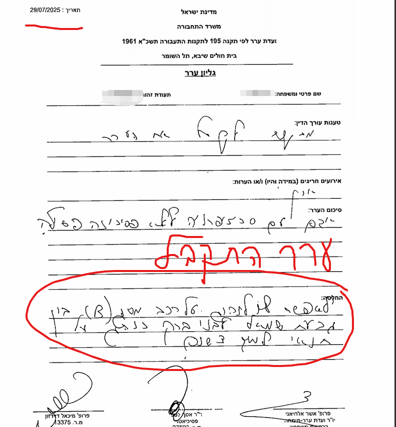 חוסר התאמה אישיותית לנהיגה בטוחה ערר שהתקבל על ידי עורך דין תעבורה חיים אליה 